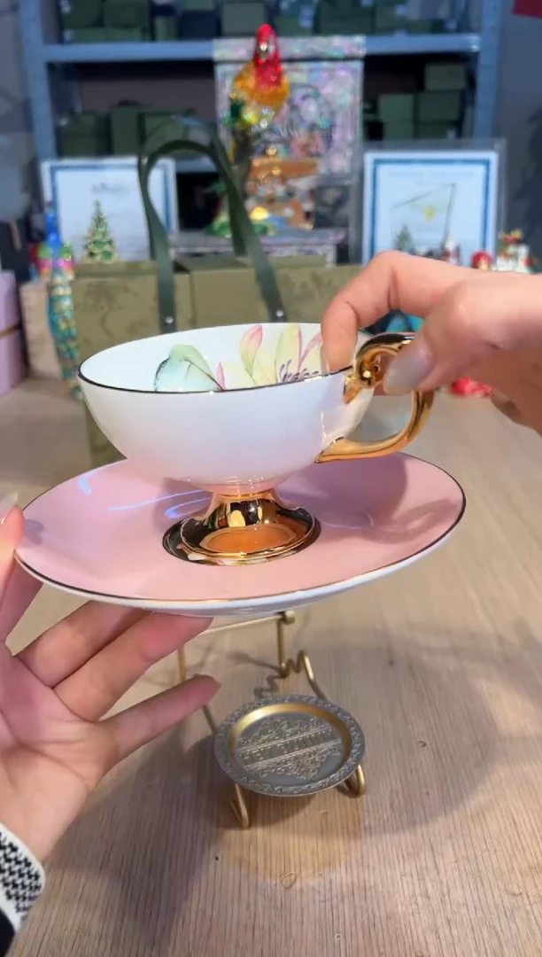【闪购商品】杯201丽思粉釉杯碟