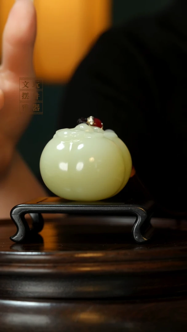 玉《事事如意》手把件摆件