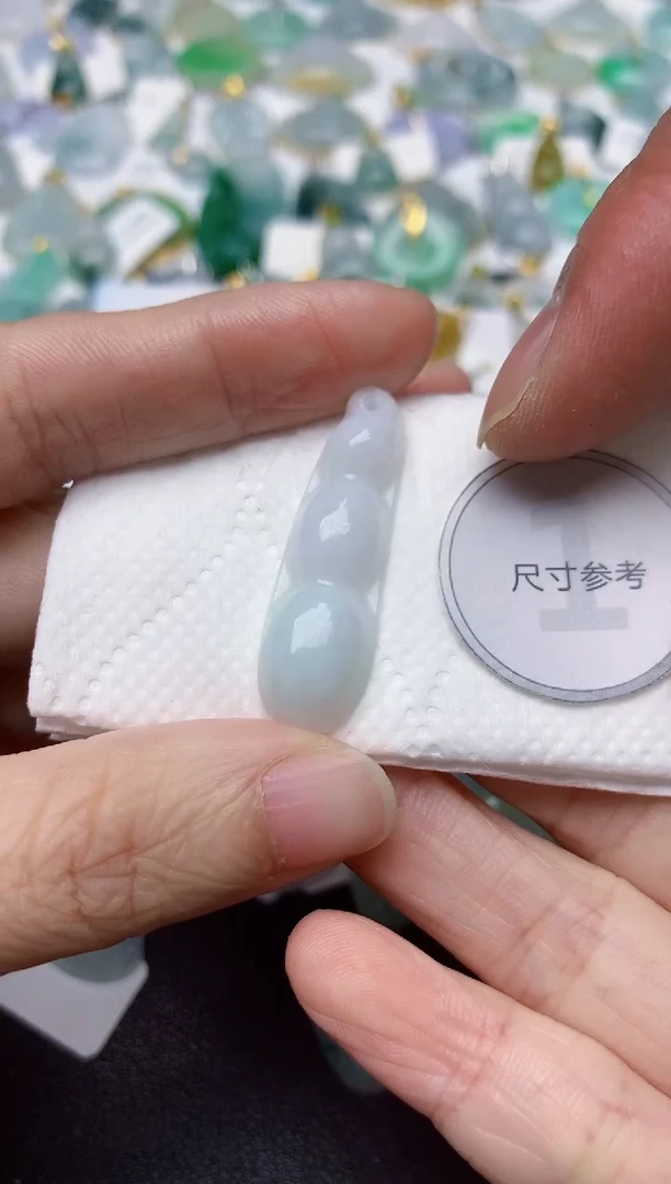 颈饰未镶嵌翡翠天然缅甸A货翡翠