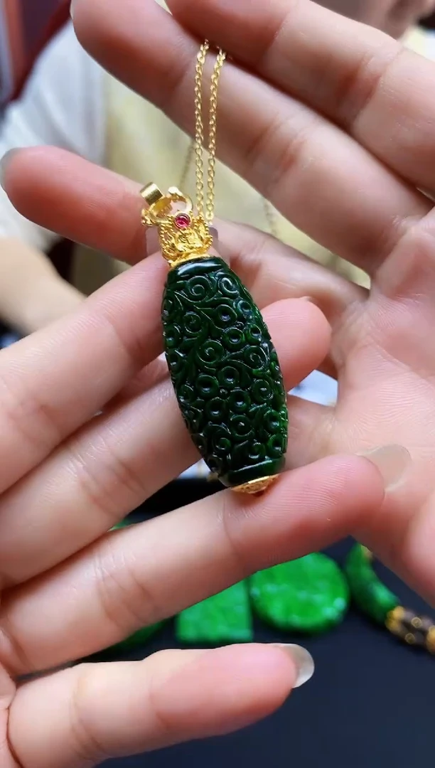 颈饰未镶嵌翡翠翡翠吊坠