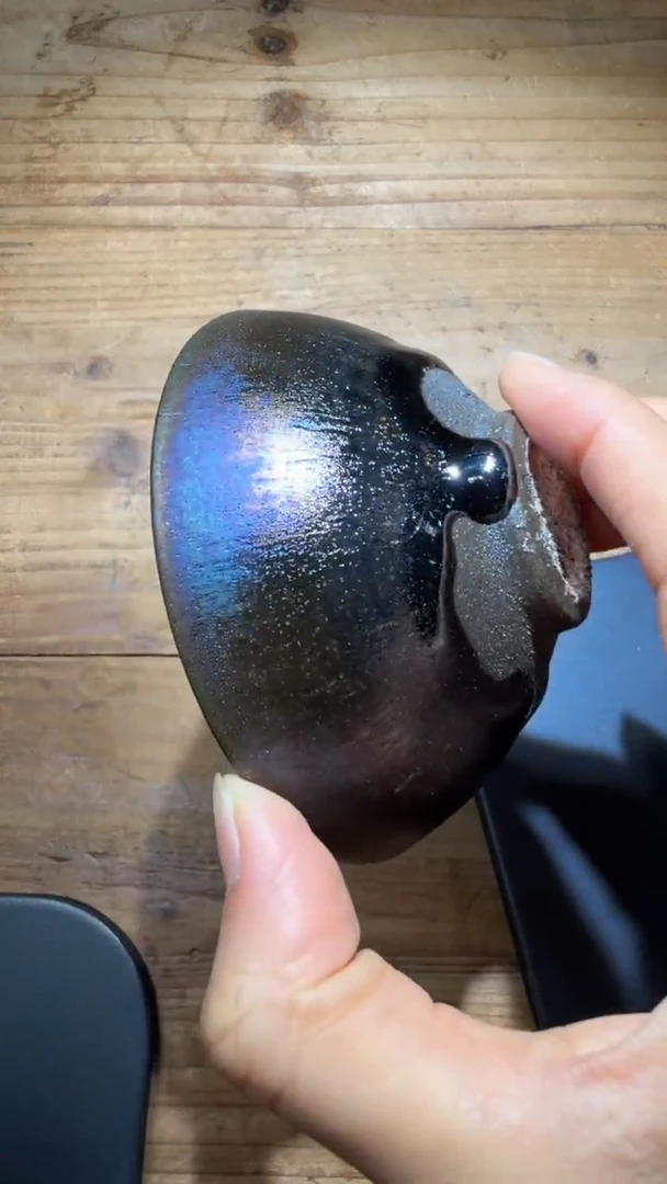茶盏柴烧建盏精品分享87