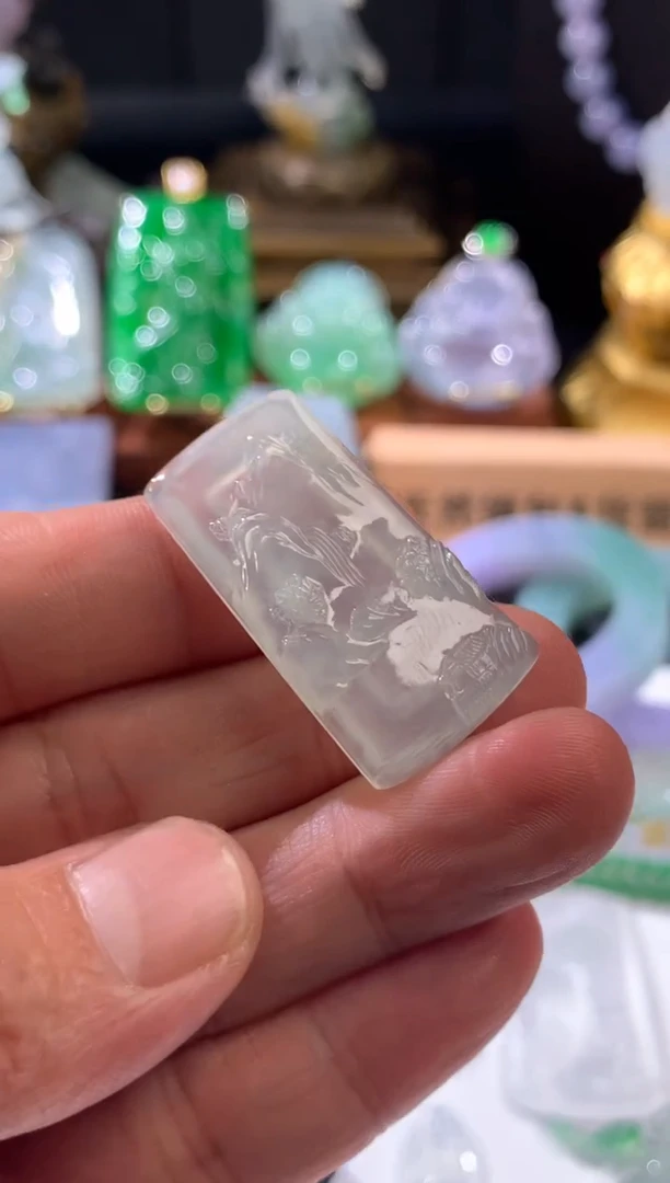 吊坠(不含链)未镶嵌翡翠天然翡翠