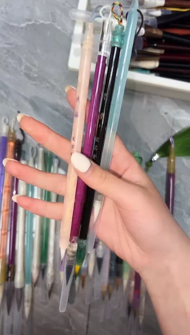 E438 定制毛笔链接微瑕四支