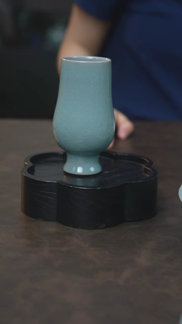 凯恩杯 汝瓷 （拾汝）（天青）