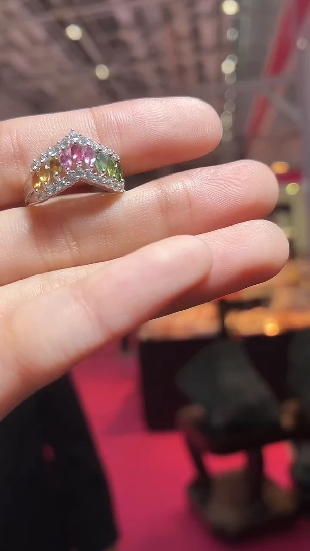 银S925镶嵌其他碧玺（扎德严选）