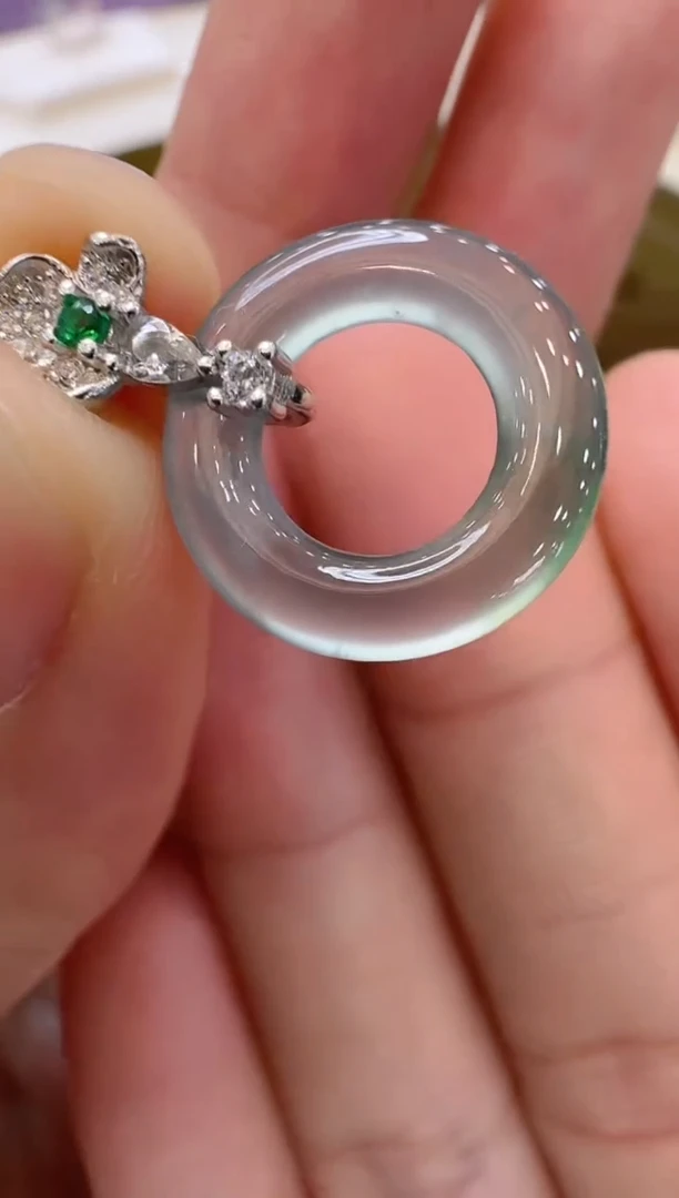 翡翠银S925镶嵌吊坠(不含链)多样性团购发一件