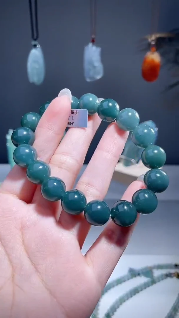 未镶嵌手串翡翠手串