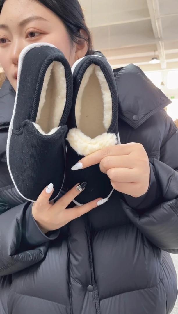 手纳底黑色棉鞋40码