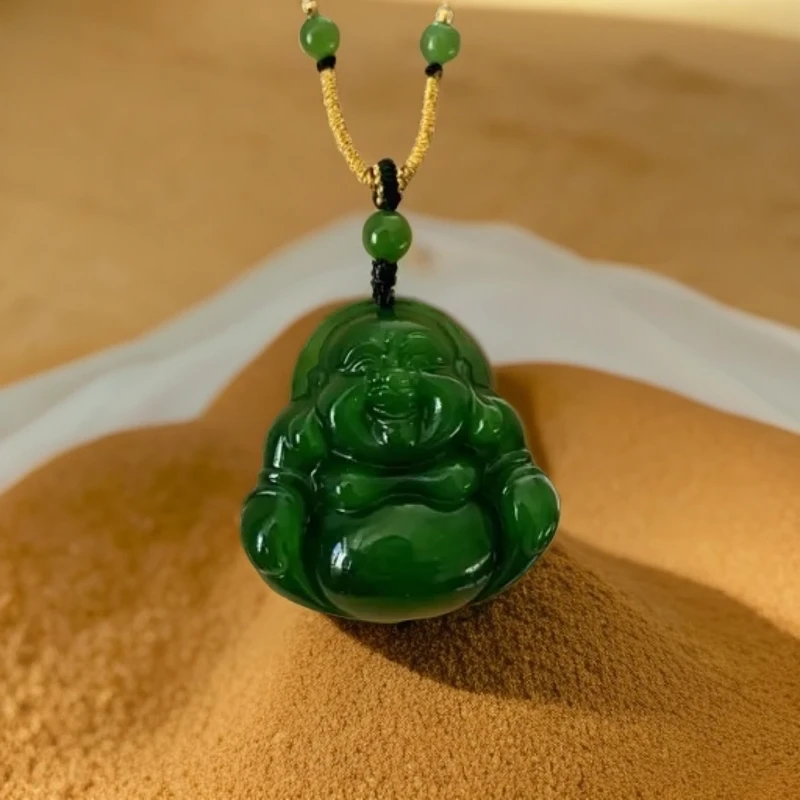 和田玉佛公手工精雕百搭高级