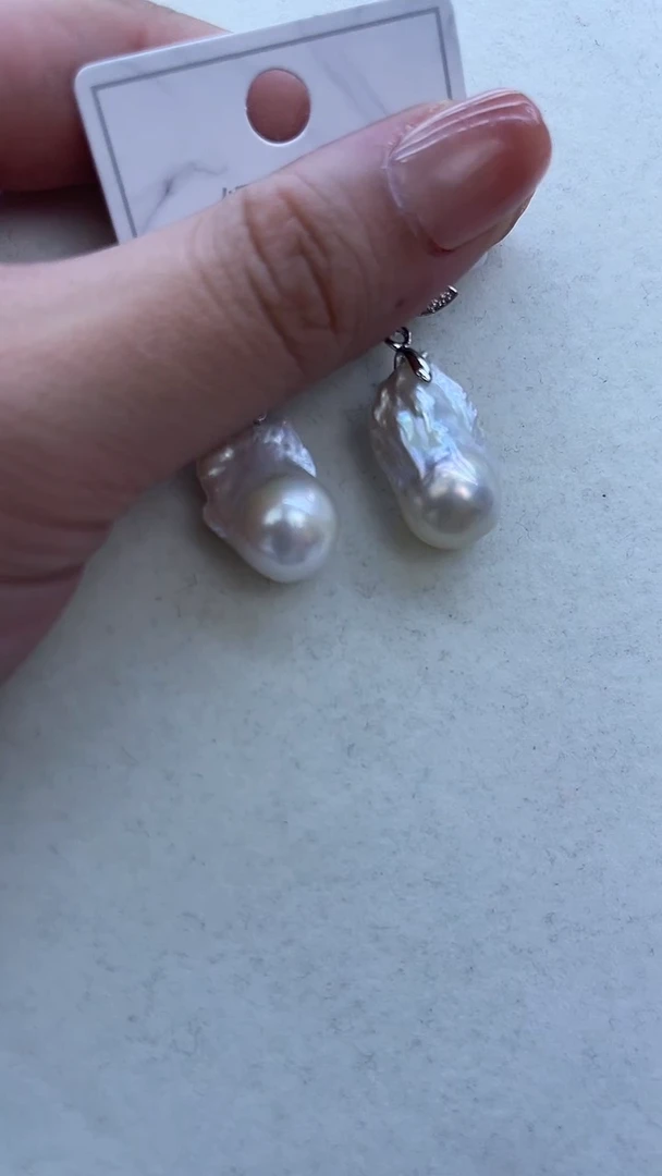 【闪购商品】淡水珍珠耳饰未镶嵌901