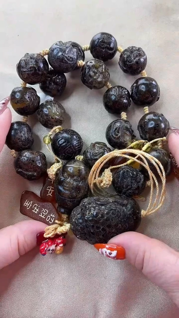 【闪购商品】琥珀颈饰未镶嵌项链