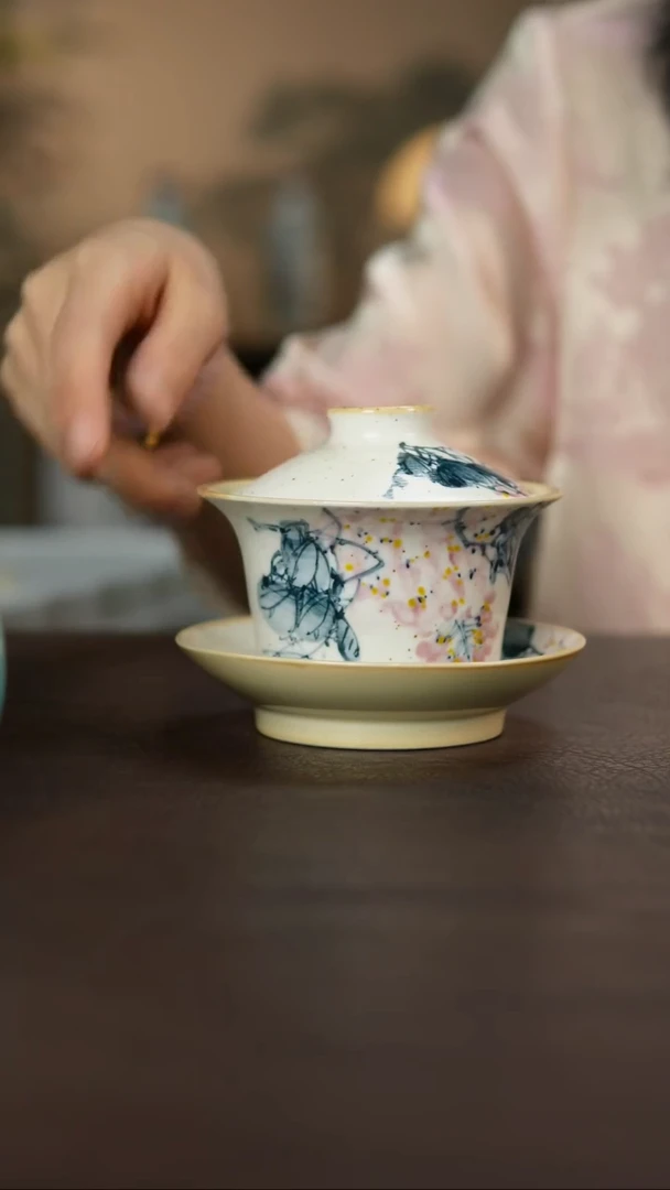 杯景德柴烧手作多人瑕疵