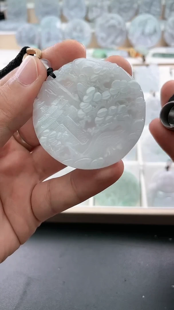 翡翠未镶嵌颈饰..../6/8/ 512