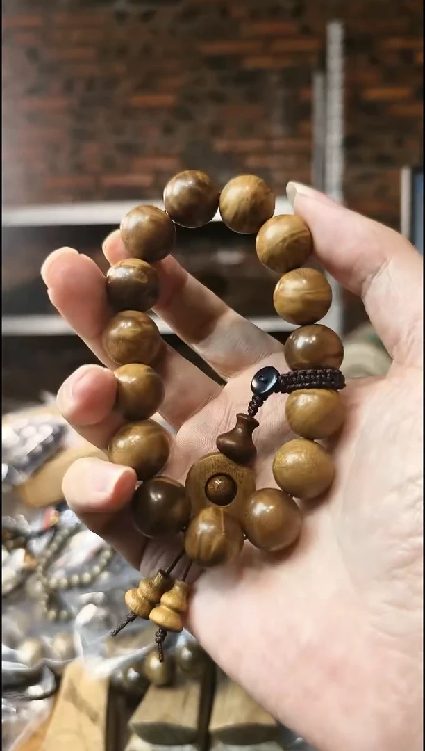 【闪购商品】楠木（金丝楠）手串/手链1.5阴沉黄手串