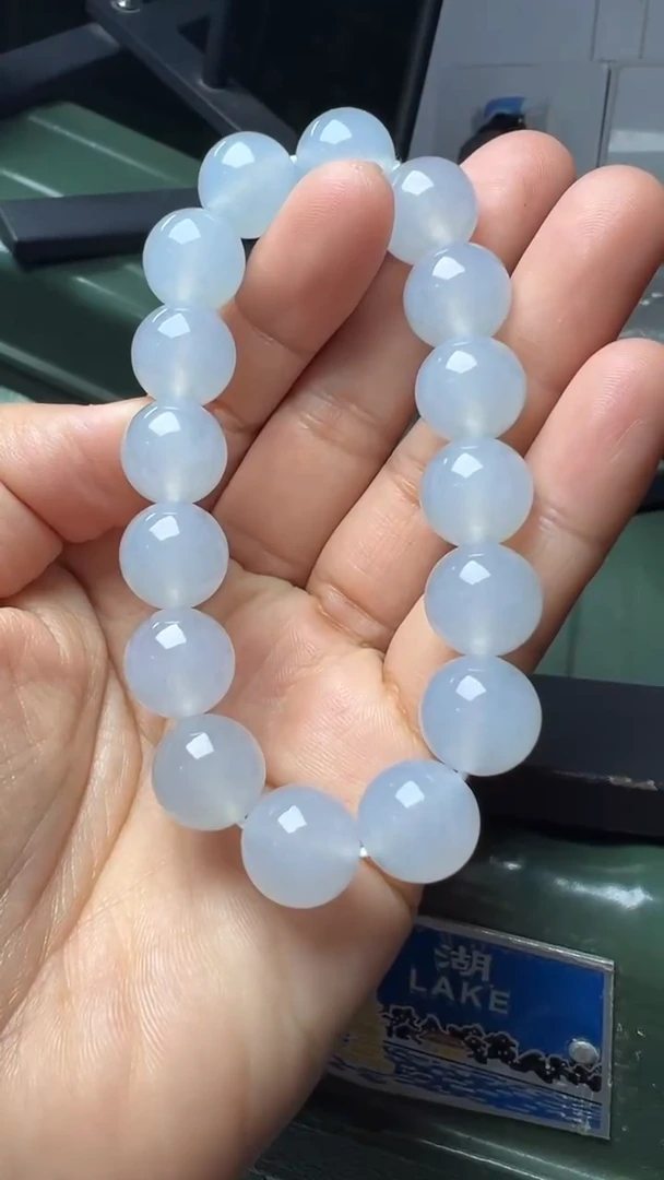 未镶嵌手串翡翠胖*昕缅甸翡翠A货卡12.7.........17颗