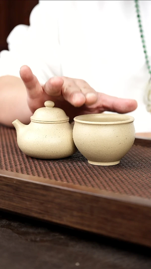茶壶紫砂2-2容天+圆融杯