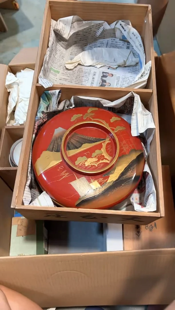 B5301中古瓷器 茶器周边/1盒细微瑕