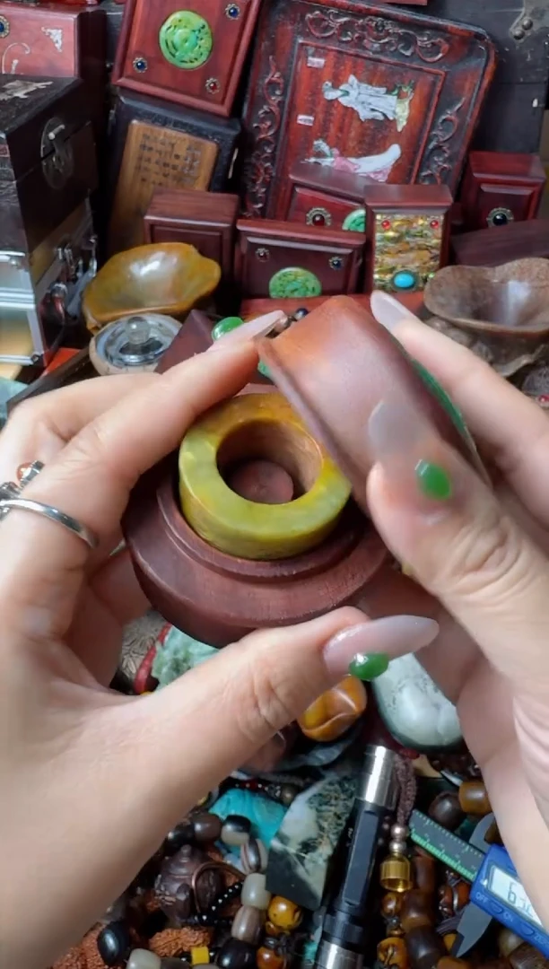【闪购商品】木扳指盒主播推荐：一物一拍，讲解为准！