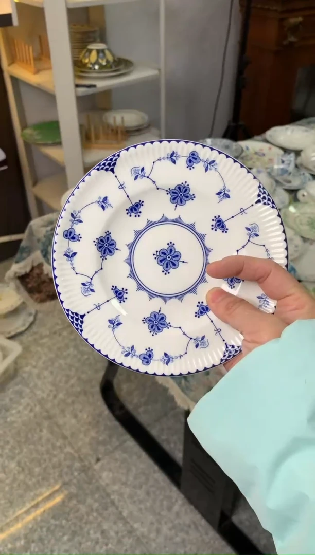 【闪购商品】瓷片陶瓷原单CC057餐具1个6寸