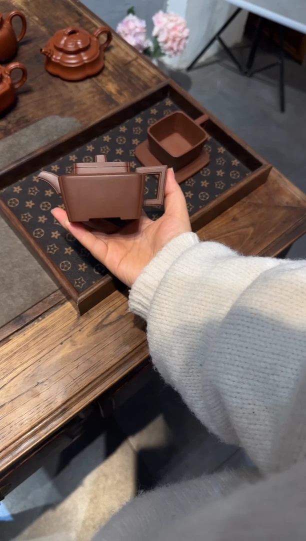 茶壶紫砂柏*传香 紫砂壶