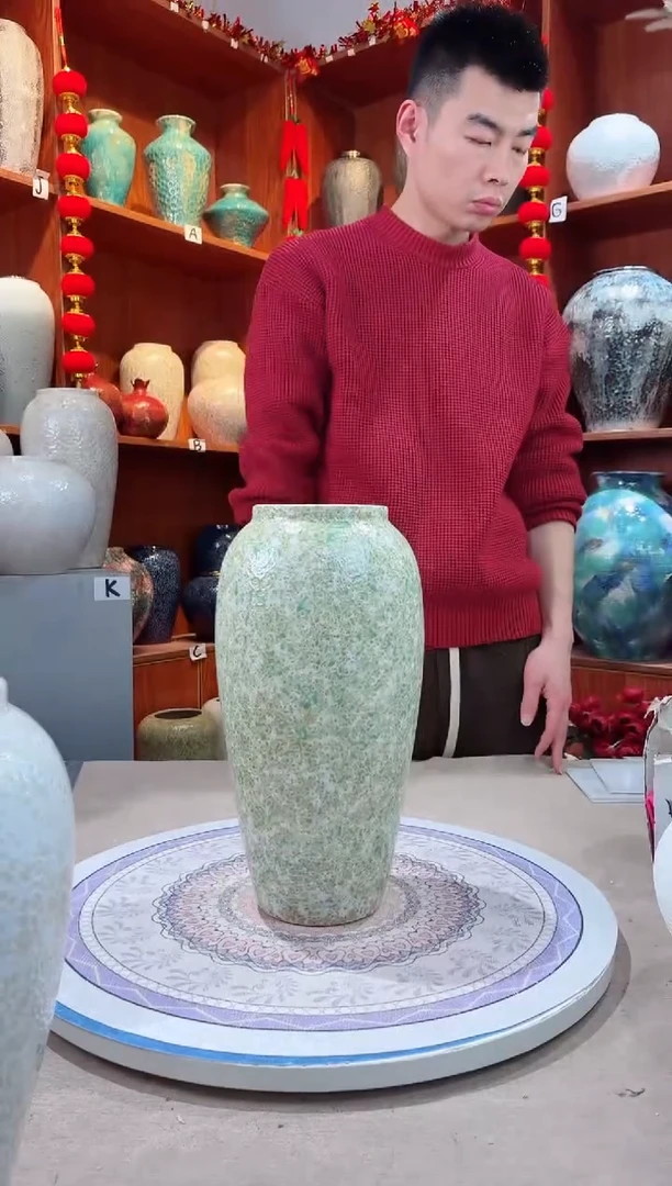 【闪购商品】瓶陶瓷花瓶 无花 春意盎然大号