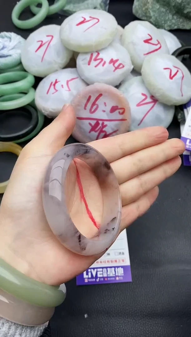 未镶嵌手镯石英质玉218+53/54