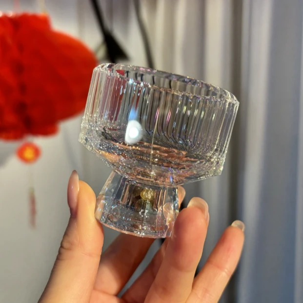 伍家坊水晶玻璃茶杯必喜星辰主人杯高端个人杯精致单杯品茗杯