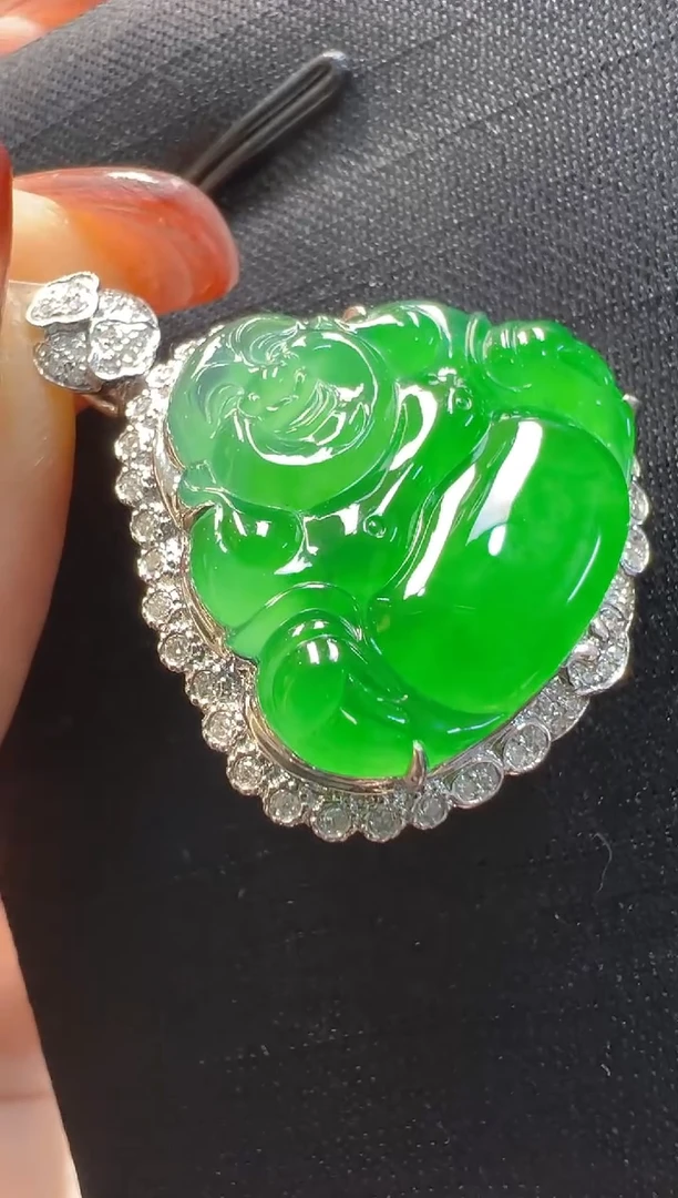 【闪购商品】翡翠吊坠(不含链)18K金镶嵌多样性团购发一件