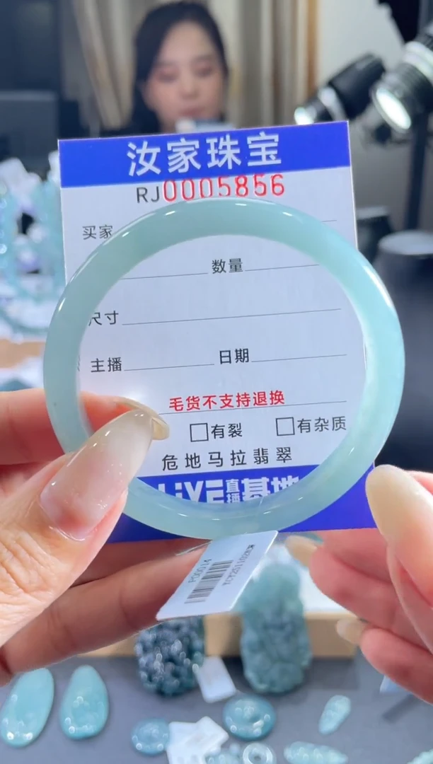 未镶嵌挂件翡翠5856