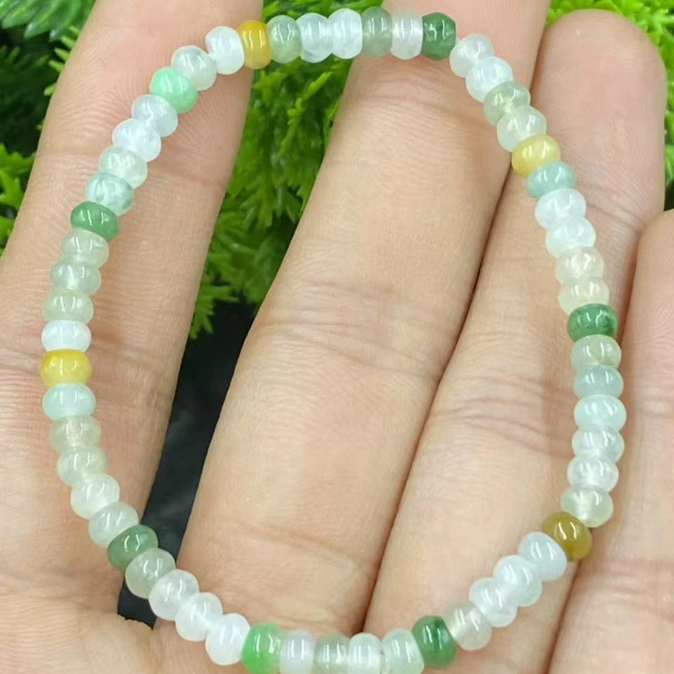 新春大集翡翠手串未镶嵌--手串6285B4