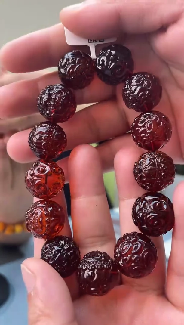 未镶嵌琥珀珠宝奇石043，假一罚十多样性发其一