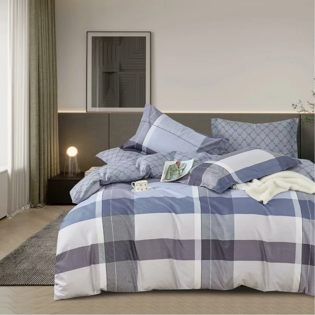 【A类斜纹水洗棉四件套】新疆发货保暖床上轻奢款清新亲肤四件套