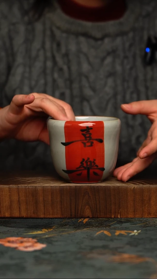 瓷片釉下彩手工手绘同款陶器