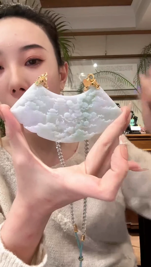 【闪购商品】翡翠颈饰未镶嵌国风