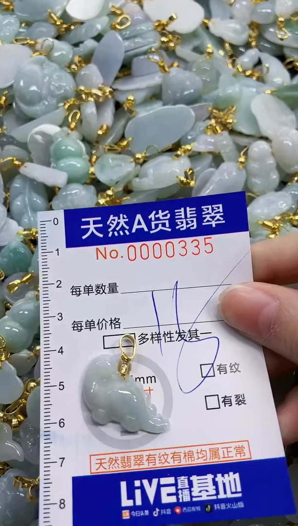 颈饰未镶嵌翡翠天然A货翡翠