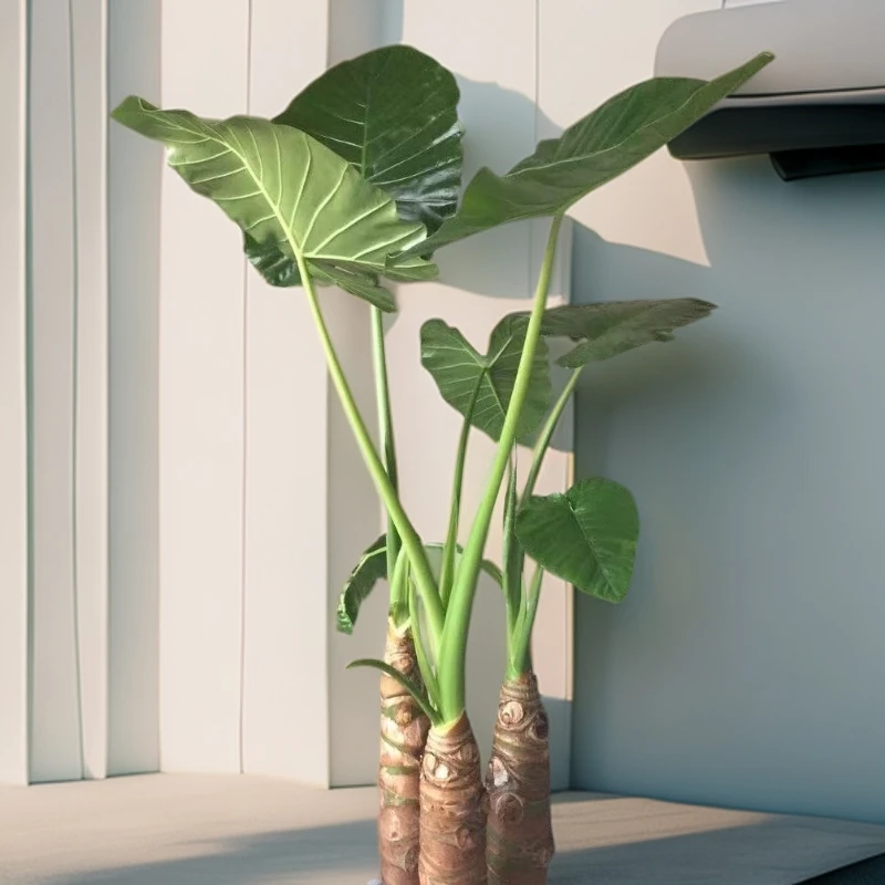 造型滴水观音霸王芋又名结果醛绿植办公室巨型海芋水培净化空气