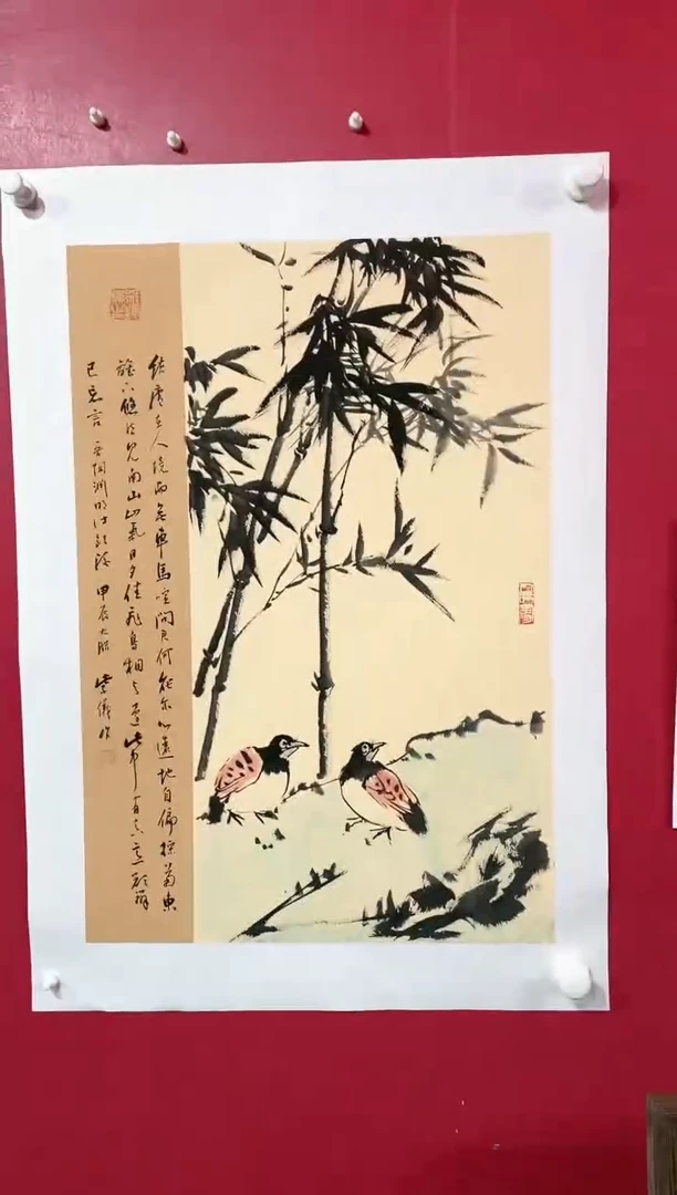 【闪购商品】绘画35林紫仪绘画作品68*45