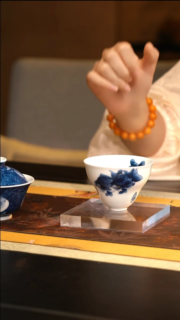 L雨后 湛蓝系列 金玉满堂葫芦杯