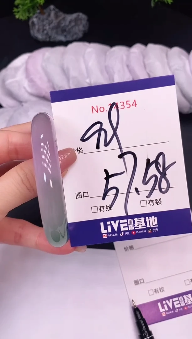 未镶嵌手镯翡翠14354