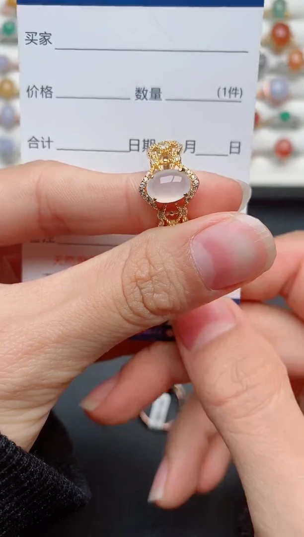 【闪购商品】翡翠戒指银S925镶嵌.........