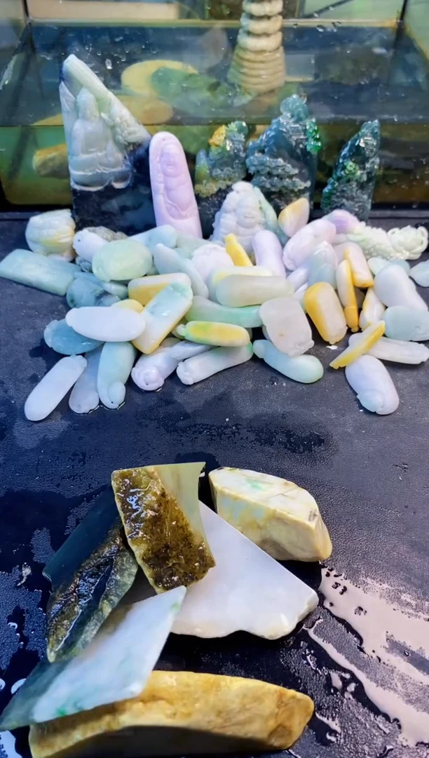 未镶嵌挂件翡翠天然翡翠054