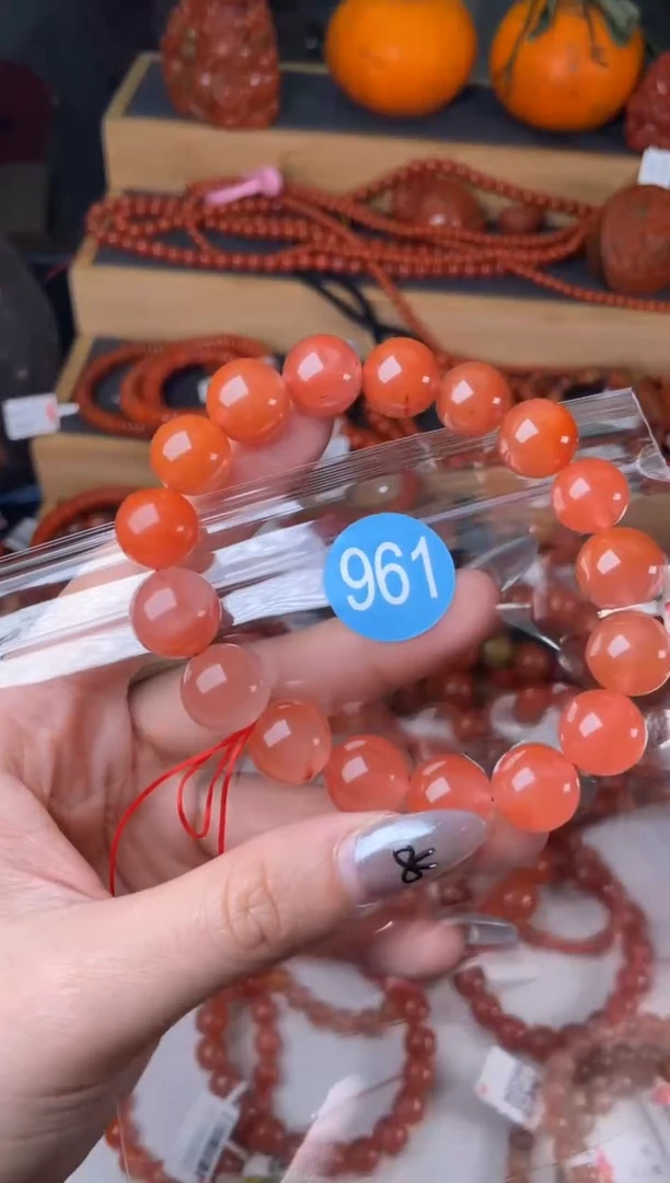 【闪购商品】南红玛瑙珠宝奇石合金961-12+