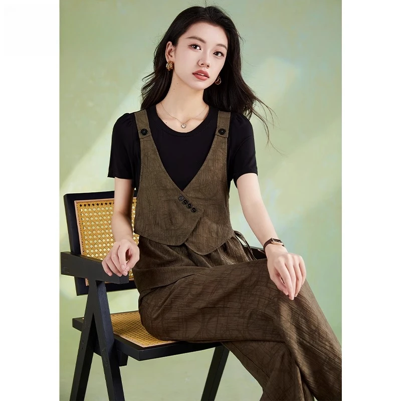 杭州高端品牌小香风套装女夏2025新款爆款欧货时尚洋气减龄十三行