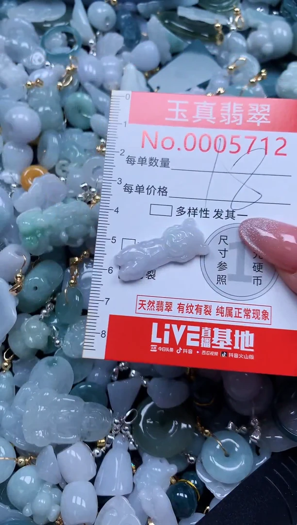 翡翠未镶嵌吊坠(不含链)5712