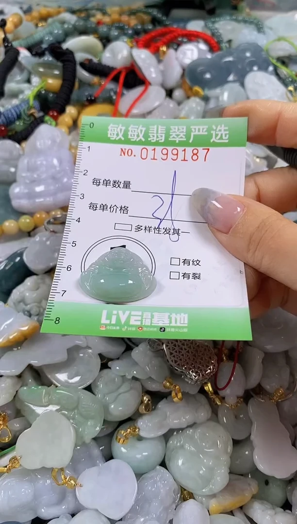 翡翠未镶嵌颈饰闪购0199187