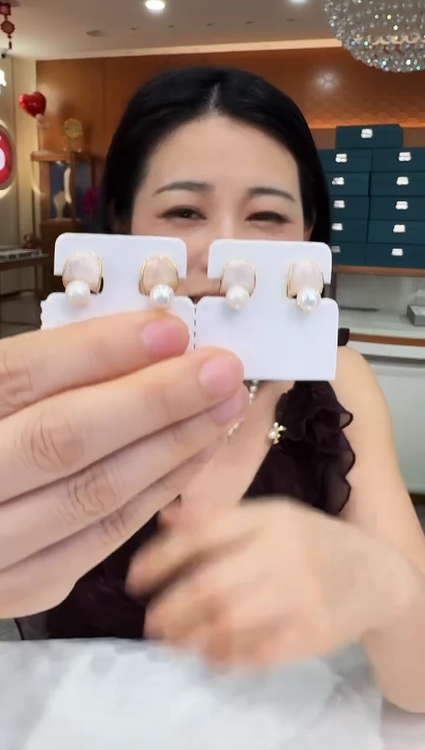 未镶嵌淡水珍珠NN珍珠耳饰多样性发货一件@@by301