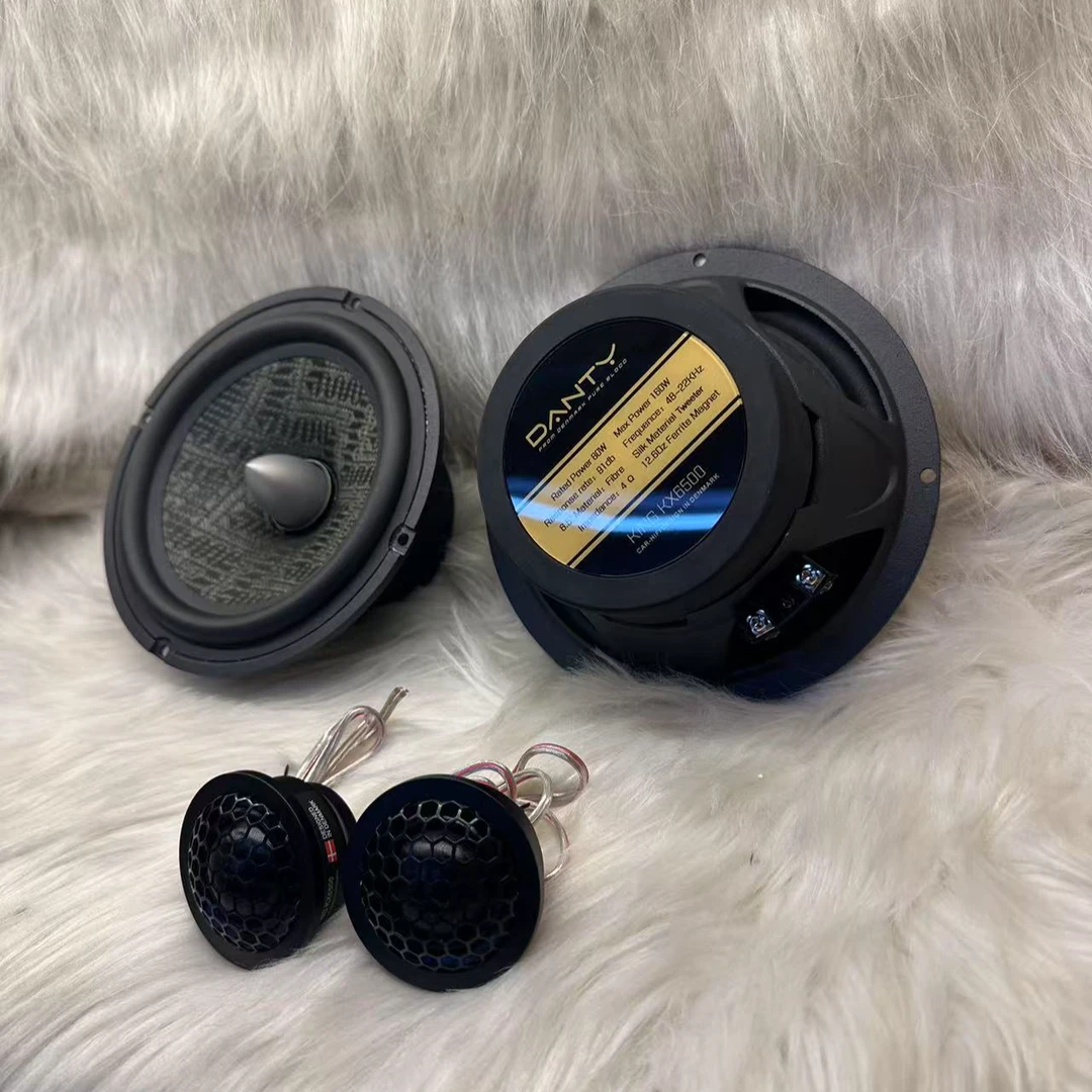 汽车音响改装丹笛发烧级大功率两分频套装喇叭