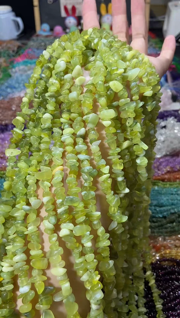 水晶珠宝半成品未镶嵌青提