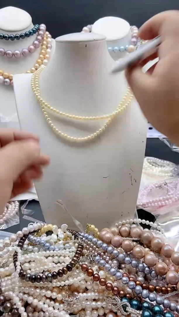 淡水珍珠未镶嵌颈饰1