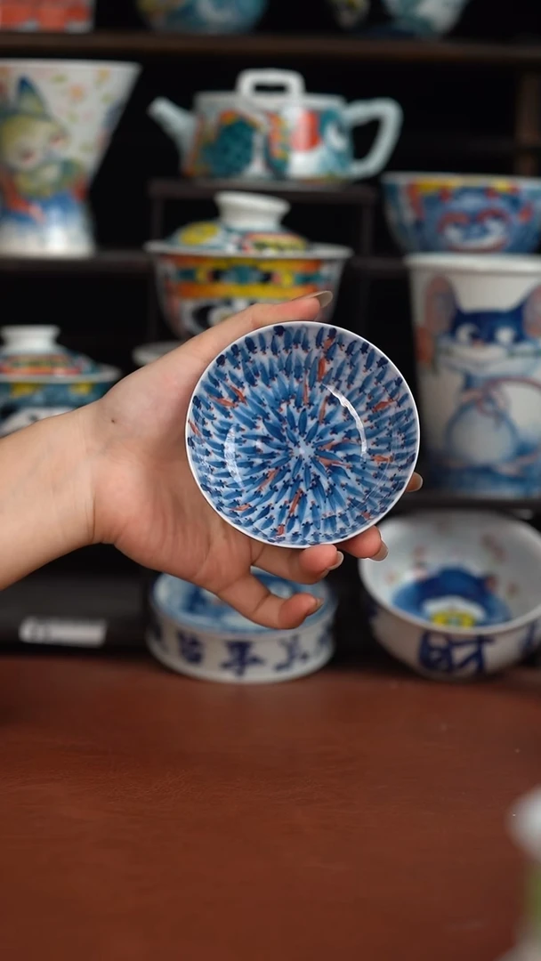 老师作品百鱼普洱杯（微瑕福利）